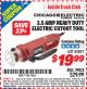 Harbor Freight ITC Coupon 3.5 AMP HEAVY DUTY ELECTRIC CUTOUT TOOL Lot No. 42831 Expired: 6/30/15 - $19.99