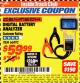 Harbor Freight ITC Coupon DIGITAL AUTOMOTIVE BATTERY ANALYZER Lot No. 66892 Expired: 11/30/17 - $59.99