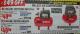 Harbor Freight Coupon 3 GALLON 100 PSI OILLESS HOT DOG STYLE AIR COMPRESSOR Lot No. 97080/69269 Expired: 4/30/16 - $49.99