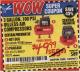 Harbor Freight Coupon 3 GALLON 100 PSI OILLESS HOT DOG STYLE AIR COMPRESSOR Lot No. 97080/69269 Expired: 5/8/16 - $49.99