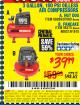 Harbor Freight Coupon 3 GALLON 100 PSI OILLESS HOT DOG STYLE AIR COMPRESSOR Lot No. 97080/69269 Expired: 4/5/17 - $39.99