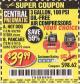 Harbor Freight Coupon 3 GALLON 100 PSI OILLESS HOT DOG STYLE AIR COMPRESSOR Lot No. 97080/69269 Expired: 7/8/17 - $39.99