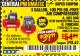Harbor Freight Coupon 3 GALLON 100 PSI OILLESS HOT DOG STYLE AIR COMPRESSOR Lot No. 97080/69269 Expired: 1/3/18 - $39.99