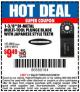 Harbor Freight Coupon 1-3/8" BI-METAL MULTI-TOOL PLUNGE BLADE WITH JAPANESE STYLE TEETH Lot No. 61819/68060/68952 Expired: 6/30/15 - $9.49