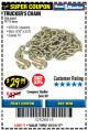 Harbor Freight Coupon 5/16" x 20 FT. GRADE 70 TRUCKER'S CHAIN Lot No. 60667/97712 Expired: 10/31/17 - $29.99