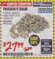 Harbor Freight Coupon 5/16" x 20 FT. GRADE 70 TRUCKER'S CHAIN Lot No. 60667/97712 Expired: 1/31/18 - $27.99