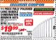 Harbor Freight ITC Coupon 11 PIECE FULLY POLISHED LONG HANDLE COMBINATION WRENCH SETS Lot No. 44718/60538/47067/60548 Expired: 10/31/17 - $19.99