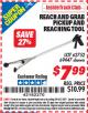 Harbor Freight ITC Coupon EZ REACH AND GRAB PICKUP AND REACHING TOOL Lot No. 62752/69447 Expired: 7/31/15 - $7.99