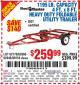 Harbor Freight Coupon 1195 LB. CAPACITY 4 FT. x 8 FT. HEAVY DUTY FOLDABLE UTILITY TRAILER Lot No. 62170/62648/62666/90154 Expired: 10/29/15 - $259.99