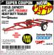 Harbor Freight Coupon 1195 LB. CAPACITY 4 FT. x 8 FT. HEAVY DUTY FOLDABLE UTILITY TRAILER Lot No. 62170/62648/62666/90154 Expired: 9/11/16 - $249.99