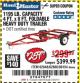 Harbor Freight Coupon 1195 LB. CAPACITY 4 FT. x 8 FT. HEAVY DUTY FOLDABLE UTILITY TRAILER Lot No. 62170/62648/62666/90154 Expired: 2/23/18 - $259.99