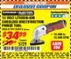 Harbor Freight ITC Coupon 12 VOLT LITHIUM-ION VARIABLE SPEED MULTIFUNCTION POWER TOOL Lot No. 67707/68012 Expired: 9/30/17 - $34.99