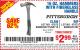 Harbor Freight Coupon PITTSBURGH 16 OZ. FIBERGLASS HAMMER Lot No. 47873/69005/61262/60714 Expired: 7/5/15 - $2.99
