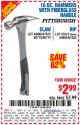 Harbor Freight Coupon 16 OZ. HAMMERS WITH FIBERGLASS HANDLE Lot No. 47872/69006/60715/60714/47873/69005/61262 Expired: 10/29/15 - $2.99