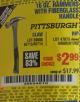 Harbor Freight Coupon 16 OZ. HAMMERS WITH FIBERGLASS HANDLE Lot No. 47872/69006/60715/60714/47873/69005/61262 Expired: 8/26/16 - $2.99