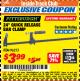 Harbor Freight ITC Coupon 24" QUICK RELEASE BAR CLAMP Lot No. 96213 Expired: 4/30/18 - $3.99