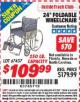 Harbor Freight ITC Coupon 24" FOLDABLE WHEELCHAIR Lot No. 67437 Expired: 8/31/15 - $109.99