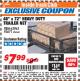 Harbor Freight ITC Coupon 48" X 72" HEAVY DUTY TRAILER NET Lot No. 93671/62963 Expired: 12/31/17 - $7.99