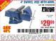 Harbor Freight Coupon 4" SWIVEL VISE WITH ANVIL Lot No. 61553/67035 Expired: 6/9/15 - $29.99