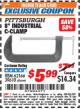 Harbor Freight ITC Coupon 8" INDUSTRIAL C-CLAMP Lot No. 39610/62166 Expired: 7/31/17 - $5.99