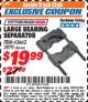 Harbor Freight ITC Coupon LARGE BEARING SEPARATOR Lot No. 3979 Expired: 10/31/17 - $19.99