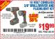 Harbor Freight Coupon 18 VOLT CORDLESS 3/8" DRILL/DRIVER AND FLASHLIGHT KIT Lot No. 68287/69652/62869/62872 Expired: 6/15/15 - $19.99