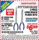 Harbor Freight ITC Coupon 2 PIECE LONG REACH PLIERS SETS Lot No. 33202/61587/33203/61588 Expired: 7/31/15 - $6.99