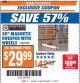 Harbor Freight ITC Coupon 30" MAGNETIC SWEEPER WITH WHEELS Lot No. 93245 Expired: 11/14/17 - $29.99