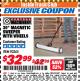 Harbor Freight ITC Coupon CENTRAL MACHINERY 30 IN. MAGNETIC SWEEPER WITH WHEELS Lot No. 93245 Expired: 4/30/18 - $32.99