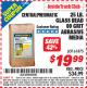 Harbor Freight ITC Coupon 25 LB. GLASS BEAD 80 GRIT ABRASIVE MEDIA Lot No. 61875 Expired: 7/31/15 - $19.99