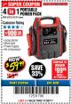 Harbor Freight Coupon 4-IN-1 JUMP STARTER WITH AIR COMPRESSOR Lot No. 60666/69401/62374/62453 Expired: 11/30/17 - $59.99