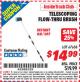 Harbor Freight ITC Coupon TELESCOPING FLOW-THRU BRUSH Lot No. 67658 Expired: 7/31/15 - $14.99