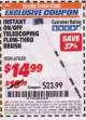 Harbor Freight ITC Coupon TELESCOPING FLOW-THRU BRUSH Lot No. 67658 Expired: 5/31/17 - $14.99