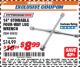 Harbor Freight ITC Coupon 14" STOWABLE FOUR-WAY LUG WRENCH Lot No. 95932 Expired: 9/30/17 - $8.99