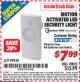 Harbor Freight ITC Coupon MOTION ACTIVATED LED SECURITY LIGHT Lot No. 99938 Expired: 7/31/15 - $7.99