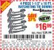 Harbor Freight Coupon HAUL-MASTER 1000 LB. CAPACITY, 1-1/2 IN. X 10 FT. RATCHETING TIE-DOWN STRAPS, 4-PACK Lot No. 61303 Expired: 11/7/15 - $16.99