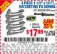 Harbor Freight Coupon 4 PIECE 1-1/2" x 10 FT. RATCHETING TIE DOWNS Lot No. 62818/61303 Expired: 2/20/16 - $17.99