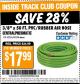 Harbor Freight ITC Coupon 3/8" x 50 FT. PVC/RUBBER AIR HOSE Lot No. 60358/62256 Expired: 7/7/15 - $17.99