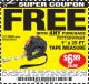 Harbor Freight FREE Coupon 1" X 25 FT. TAPE MEASURE Lot No. 69080/69030/69031 Expired: 10/14/15 - FWP