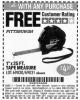 Harbor Freight FREE Coupon 1" X 25 FT. TAPE MEASURE Lot No. 69080/69030/69031 Expired: 8/31/16 - FWP