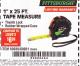 Harbor Freight FREE Coupon 1" X 25 FT. TAPE MEASURE Lot No. 69080/69030/69031 Expired: 1/20/18 - FWP
