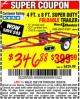 Harbor Freight Coupon 1720 LB. CAPACITY 4 FT. X 8 FT. SUPER DUTY UTILITY TRAILER Lot No. 62647/62671/64653 Expired: 10/23/16 - $346.88