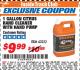 Harbor Freight ITC Coupon 1 GALLON CITRUS HAND CLEANER WITH HAND PUMP Lot No. 43222 Expired: 10/31/17 - $9.99