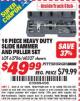 Harbor Freight ITC Coupon 16 PIECE HEAVY DUTY SLIDE HAMMER AND PULLER SET Lot No. 63729/63268 Expired: 8/31/15 - $49.99