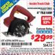 Harbor Freight ITC Coupon 4 IN. HANDHELD DRY-CUT TILE SAW Lot No. 61417/62296/68298 Expired: 11/30/15 - $29.99