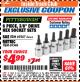 Harbor Freight ITC Coupon 6 PIECE 3/8" DRIVE HEX BIT SOCKET SETS Lot No. 69547/69546 Expired: 4/30/18 - $4.99
