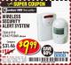 Harbor Freight Coupon WIRELESS SECURITY ALERT SYSTEM Lot No. 61910/62447/90368 Expired: 5/31/17 - $9.99