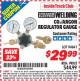 Harbor Freight ITC Coupon CO2/ARGON REGULATOR GAUGE Lot No. 94841 Expired: 8/31/15 - $29.99