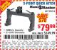Harbor Freight Coupon 3-POINT QUICK HITCH Lot No. 97214 Expired: 10/1/15 - $79.99