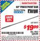 Harbor Freight ITC Coupon 60" PINCH POINT BAR Lot No. 95971 Expired: 8/31/15 - $19.99